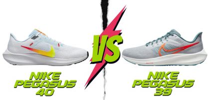 Differences between the Nike Pegasus 40 and the Nike Pegasus 39