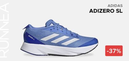 adidas Adizero SL por 81,89€ para mujer y 82,49€ para hombre antes 130€ (-37% de descuento)