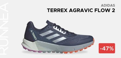 adidas Terrex Agravic Flow 2.0 por 73,95€ para hombre y por 74,98€ para mujer antes 140€ (-47% de descuento)