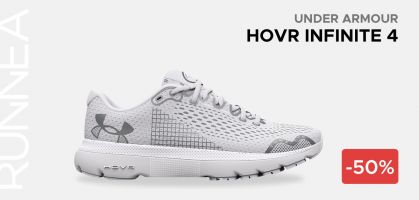 Under Armour HOVR Infinite 4 por 64,97€ para mujer antes 130€ (-50% de descuento)