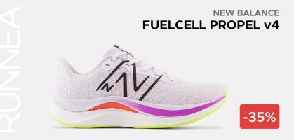 New Balance FuelCell Propel v4 para mujer por 84,47€ y para hombre por 86,94€ antes 130€ (-35% de descuento)