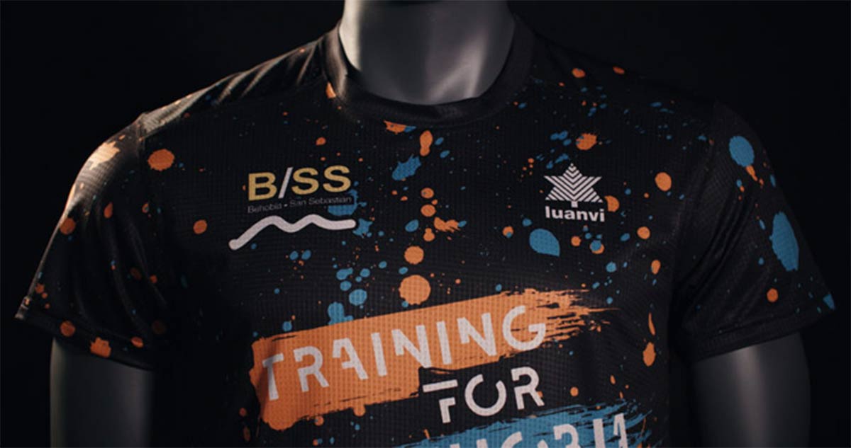 Camiseta de entrenamiento oficial by Luanvi para la Behobia-San Sebastián 2023