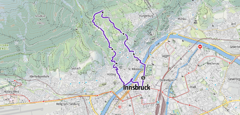 Innsbruck Stubai - Mundial Trail 2023: Mapa Classic