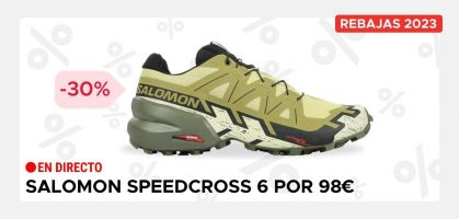 Mejor oferta en Lepape: Salomon Speedcross 6 por 98€ antes 140€ (-30% de descuento)