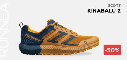 Scott Kinabalu 2 por 69,95€ para mujer y para hombre antes 140€ (-50% de descuento), zapatilla trail muy versátil y para casi todo