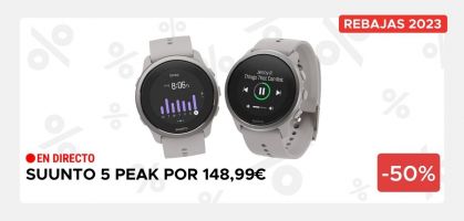 Suunto 5 Peak por 148,99€  antes 300€ (-50% de descuento)