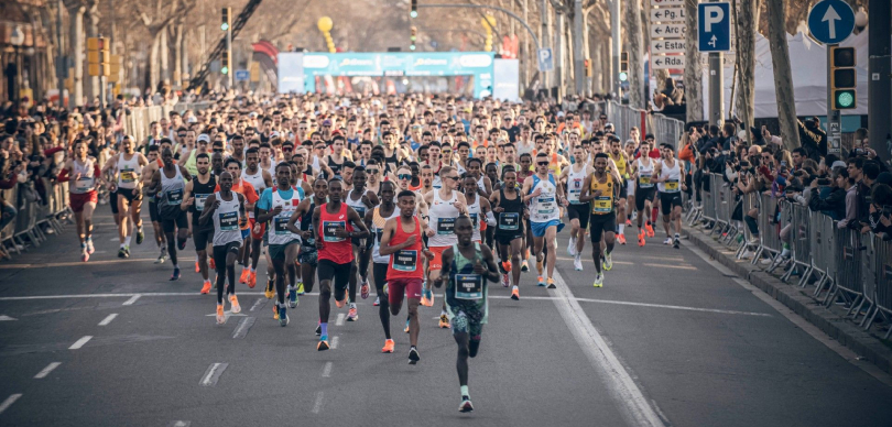 Mitja Marató Barcelona 2024: Salida