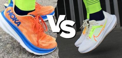 Nike Pegasus 40 vs Hoka Clifton 9 : la bataille pour la meilleure chaussure mixte du marché