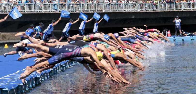 Triatlón Pontevedra 2023: nadadores