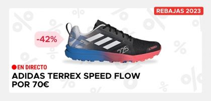 Mejor oferta en Lepape: adidas Terrex Speed Flow por 70€ antes 120€ (-42% de descuento)