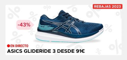 Mejor oferta en Lepape: ASICS Glideride 3 desde 91€ antes 160€ (-43% de descuento)