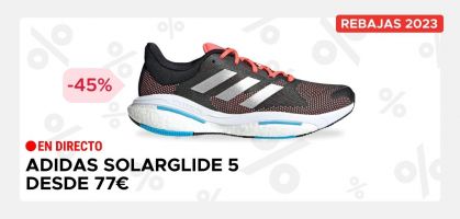 Mejor oferta en Lepape: adidas Solarglide 5 por 77€ antes 140€ (-45% de descuento)