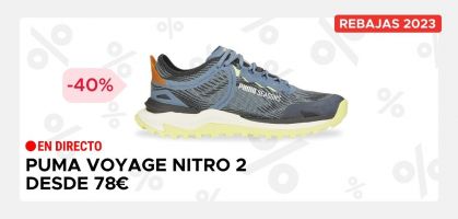 Mejor oferta en Lepape: PUMA Vogaye Nitro 2 desde 78€ antes 130€ (-40% de descuento)