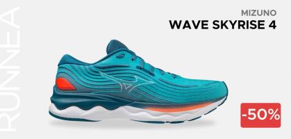 Mizuno Wave Skyrise 4 por 74,98€ antes 150€ (-50% de experience)