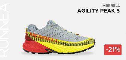 Merrell Agility Peak 5 por 125,99€ antes 160€ (-21% de descuento) ¡NOVEDAD!