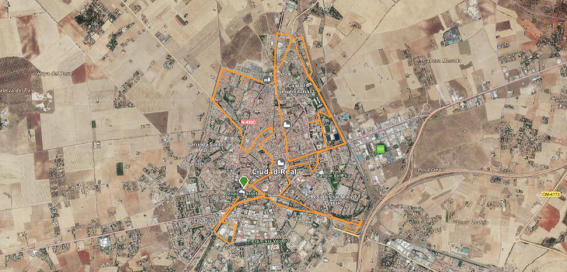 Quijote Maratón Ciudad Real 2023: Mapa