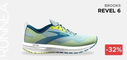 Brooks Revel 6 por 67,99€ antes 99,95€ (-32% descuento)