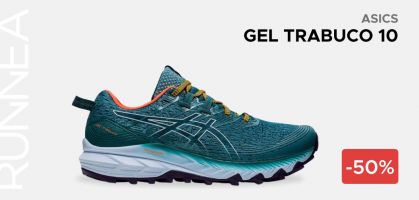 ASICS Gel Trabuco 10: l'iconica scarpa da trail running adesso a metà prezzo