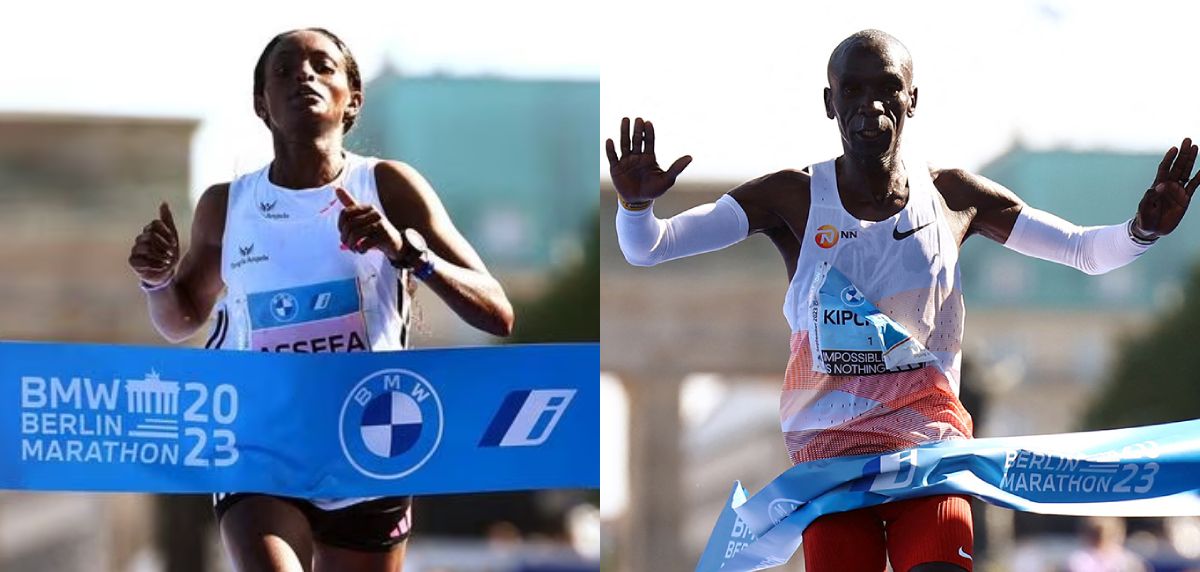 Qualificação para a Maratona de Berlim 2023: Tigist Assefa bate o recorde mundial feminino e Kipchoge conquista o quinto ouro