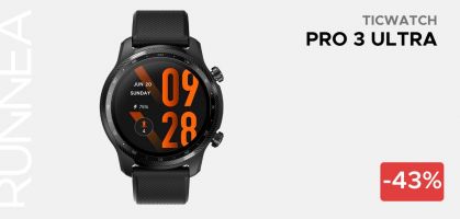 TicWatch Pro 3 Ultra por 170€ antes 299,99€ (-43% de descuento)