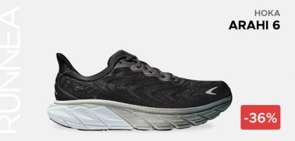 HOKA Arahi 6 desde 89,90€ antes 139,95€ (-36% de descuento)