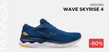 Mizuno Wave Skyrise 4 por 74,98€ antes 150€ (-50% de descuento)