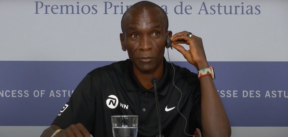 Eliud Kipchoge receives the Princess of Asturias Award and promises to fight for his third Olympic gold medal