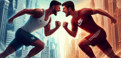La bataille historique entre Nike et Adidas: du terrain de football à la piste de course à pied
