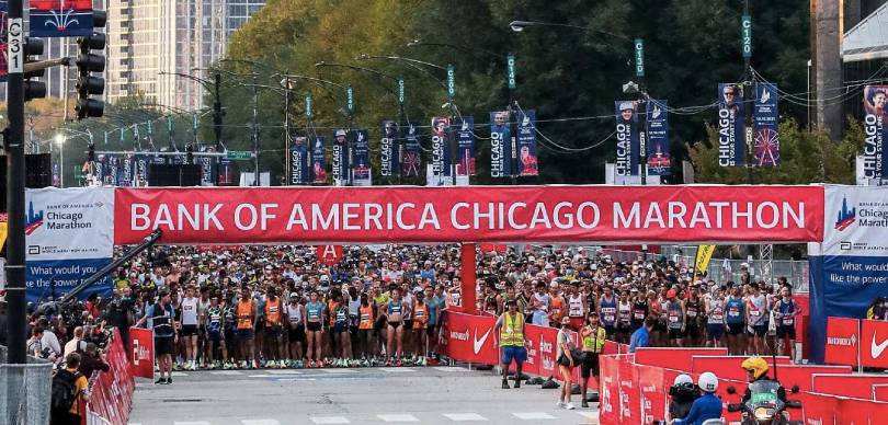 Maratón de Chicago 2024: Salida