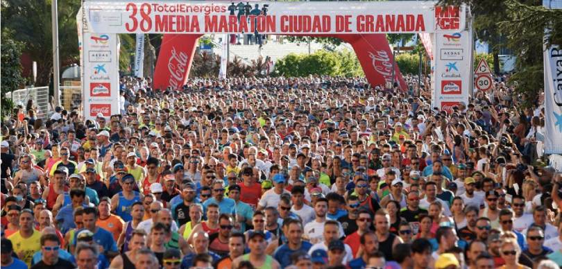 Media Maratón Granada 2024: Salida