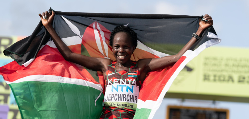 Media Maratón Mundial Atletismo en Ruta Riga 2023: Ganadora