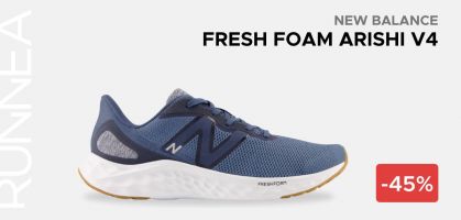 New Balance Fresh Foam Arishi v4 desde 49,95€ antes 90€ (-45% de descuento) 