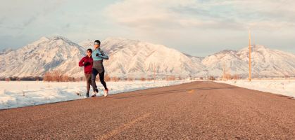 Here's how your body responds when you run in cold weather