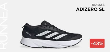 adidas Adizero SL desde 73,83€ antes 130€ (-40% de descuento): versatilidad para combinar entrenamientos de calidad y rodajes