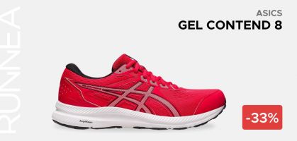 ASICS Gel Contend 8 desde 46,80€ antes 70€ (-33% de descuento)