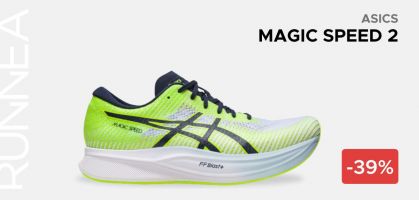 ASICS Magic Speed 2 desde 109,99€ antes 180€ (-39% de descuento)