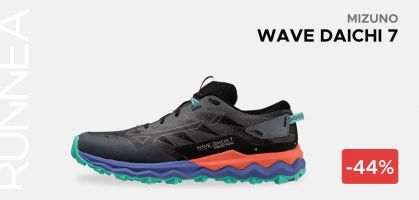 Mizuno Wave Daichi 7 por 75,20€ para hombre antes 135€ (-44% de descuento)