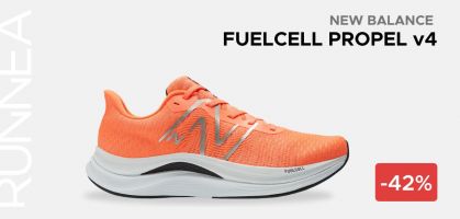 New Balance FuelCell Propel v4 para mujer por 75,20€ y para Noir por 89,46€ antes 130€ (-42% de descuento)