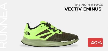 The North Face Vectiv Eminus por 77,97€ antes 130€ (-40% de descuento), zapatilla trail running de gran rendimiento