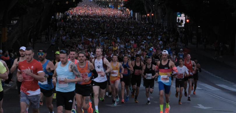 Maratón de Málaga 2023: Corredores