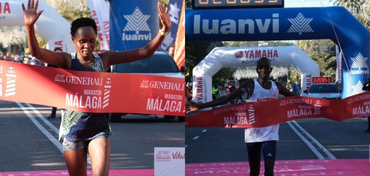 Clasificación Maratón Málaga 2023: Charles Mneria y Pamela Jepkosgei reinan en la capital de la Costa del Sol