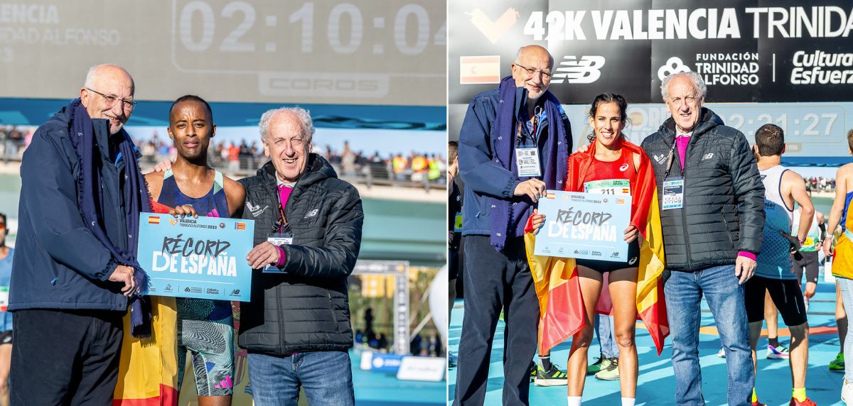 Tariku Novales and Majida Maayouf, new Spanish records in marathon