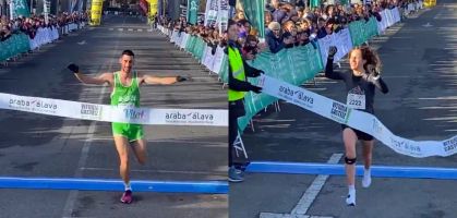 Clasificación Media Maratón Vitoria-Gasteiz 2023: Urko Herrán y Onditz Iturbe revalidan su título en la capital alavesa