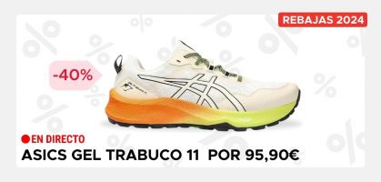 ASICS GEL Trabuco 11 por 95,90€ antes 160€ (-40% de descuento)