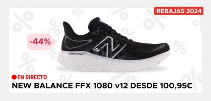 New Balance Fresh FoamX 1080v12 por 100,95€ antes 180€ (-44% descuento)