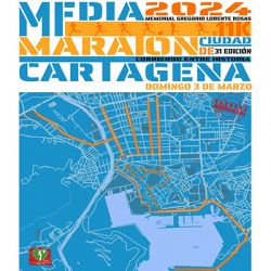 Cartel - Media Maratón Cartagena 2024