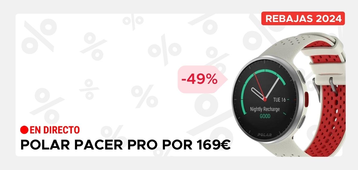 Polar Pacer Pro con un 49% de descuento (desde 169€)
