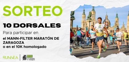 ¡Participa y gana gratis un dorsal para el Maratón de Zaragoza 2024!