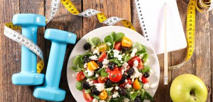Alimentación sana: el menú de una dieta saludable y equilibrada diaria
