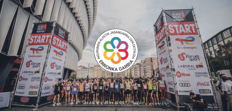 Bilbao Night Marathon 2024: Salida